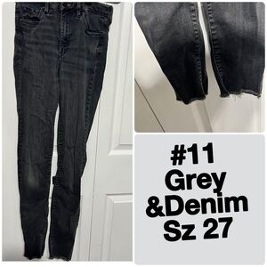 Chic Grey Skinny Jeans